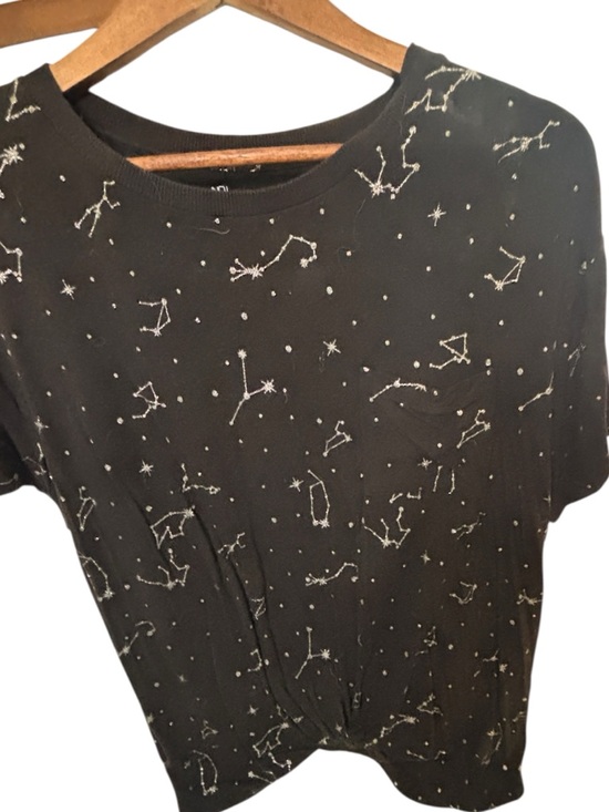 No Boundaries Constellation Print T-Shirt Star Graphic Crew Neck Tee Size Large - Picture 4 of 9